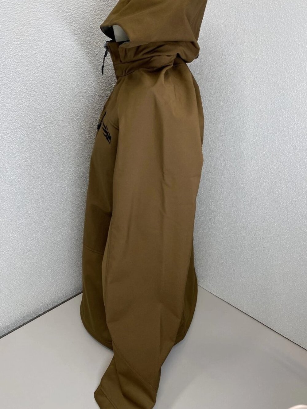 NEW SITKA Mens Coat Mud Brown Size XXL Jetstream Hooded Wind Resistant Jacket - Picture 13 of 14
